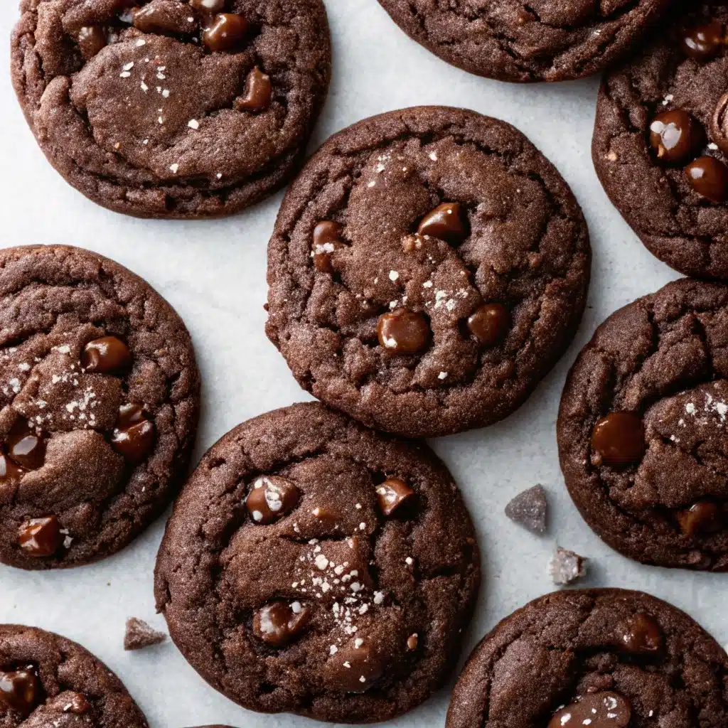 Chocolate Cookies Recipe: Moist, Easy, and Absolutely Delicious 4 Thick chocolate cookies recipe with gooey chocolate chips and sea salt
