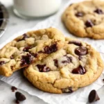 Almond Flour Chocolate Chip Cookies – Soft & Chewy Recipe 5 Gluten-free almond flour cookies with melted chocolate