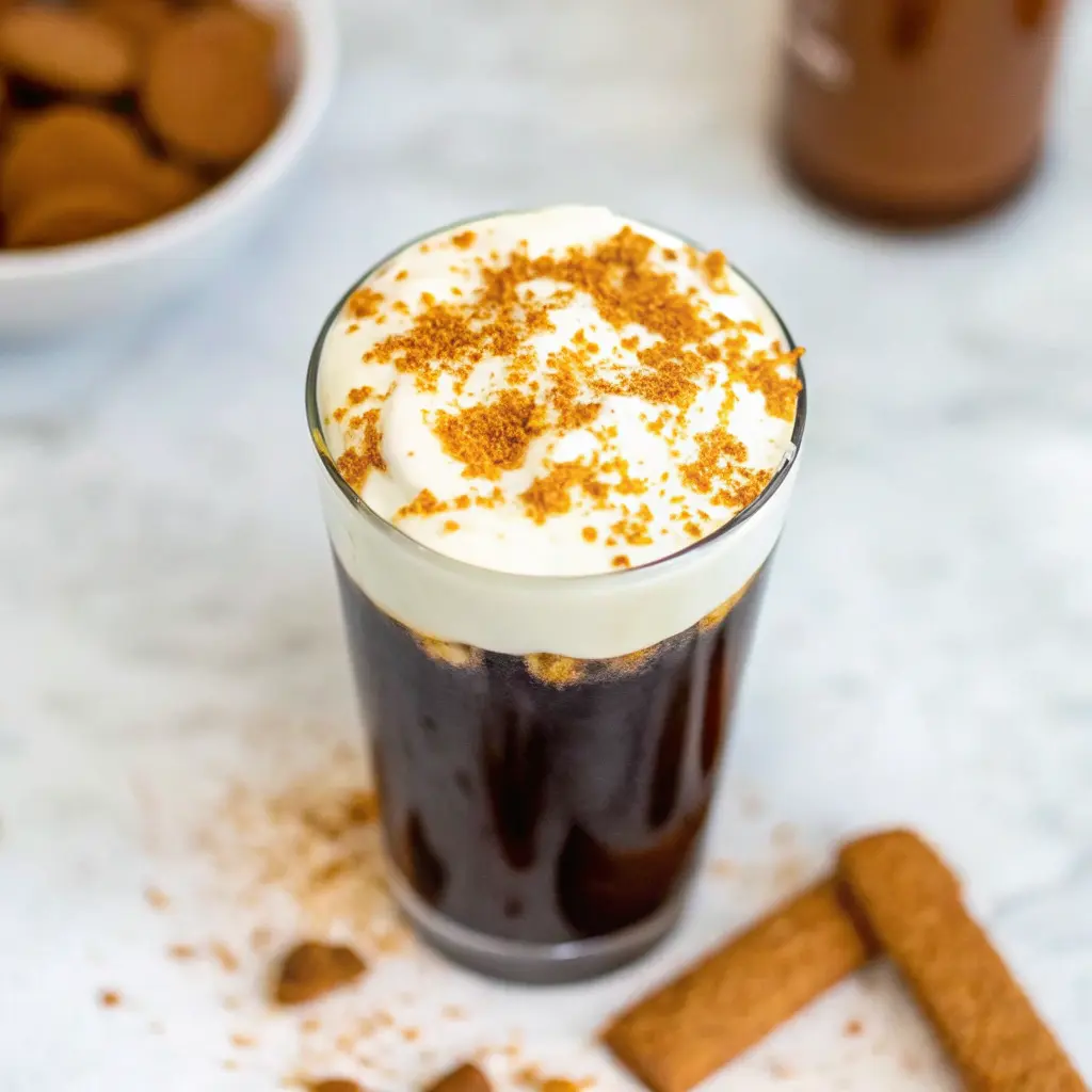 Cookie Butter Cold Brew Recipe: Sweet, Icy, and Easy to Make 4 Creamy Cookie Butter Cold Brew with Biscoff Crumble