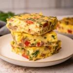 Egg and Cottage Cheese Bake: A Protein-Packed Breakfast Classic 5 Fluffy egg and cottage cheese bake with visible veggies