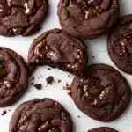 Chocolate Cookies Recipe: Moist, Easy, and Absolutely Delicious 5 Chocolate cookies with melted centers and sea salt flakes