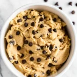 Gluten Free Cookie Dough – Easy, Safe, and Totally Delicious 5 Classic gluten-free cookie dough topped with mini chocolate chips
