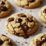 Vegan Chocolate Chip Cookies That Taste Just Like Grandma’s 5 Vegan chocolate chip cookies with golden edges and gooey centers