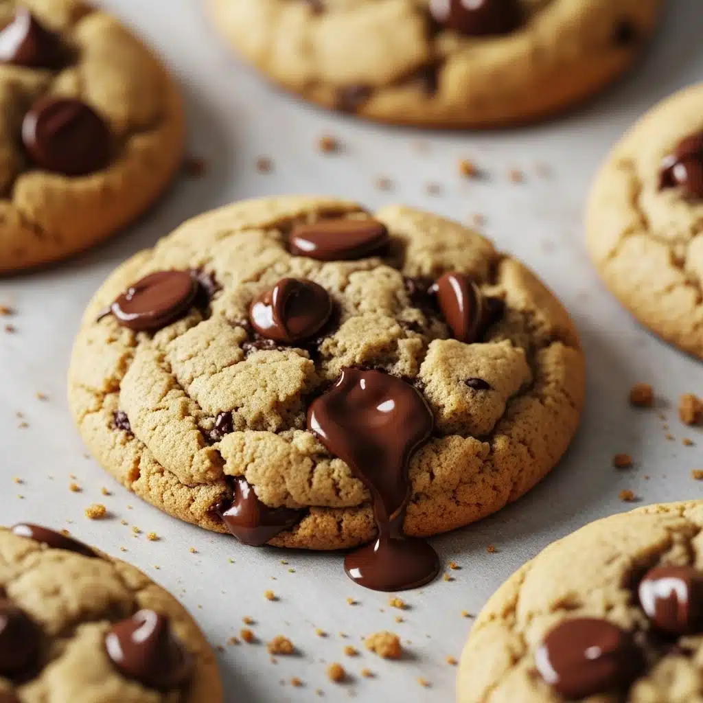 Vegan Chocolate Chip Cookies That Taste Just Like Grandma’s 2 Vegan chocolate chip cookies with golden edges and gooey centers