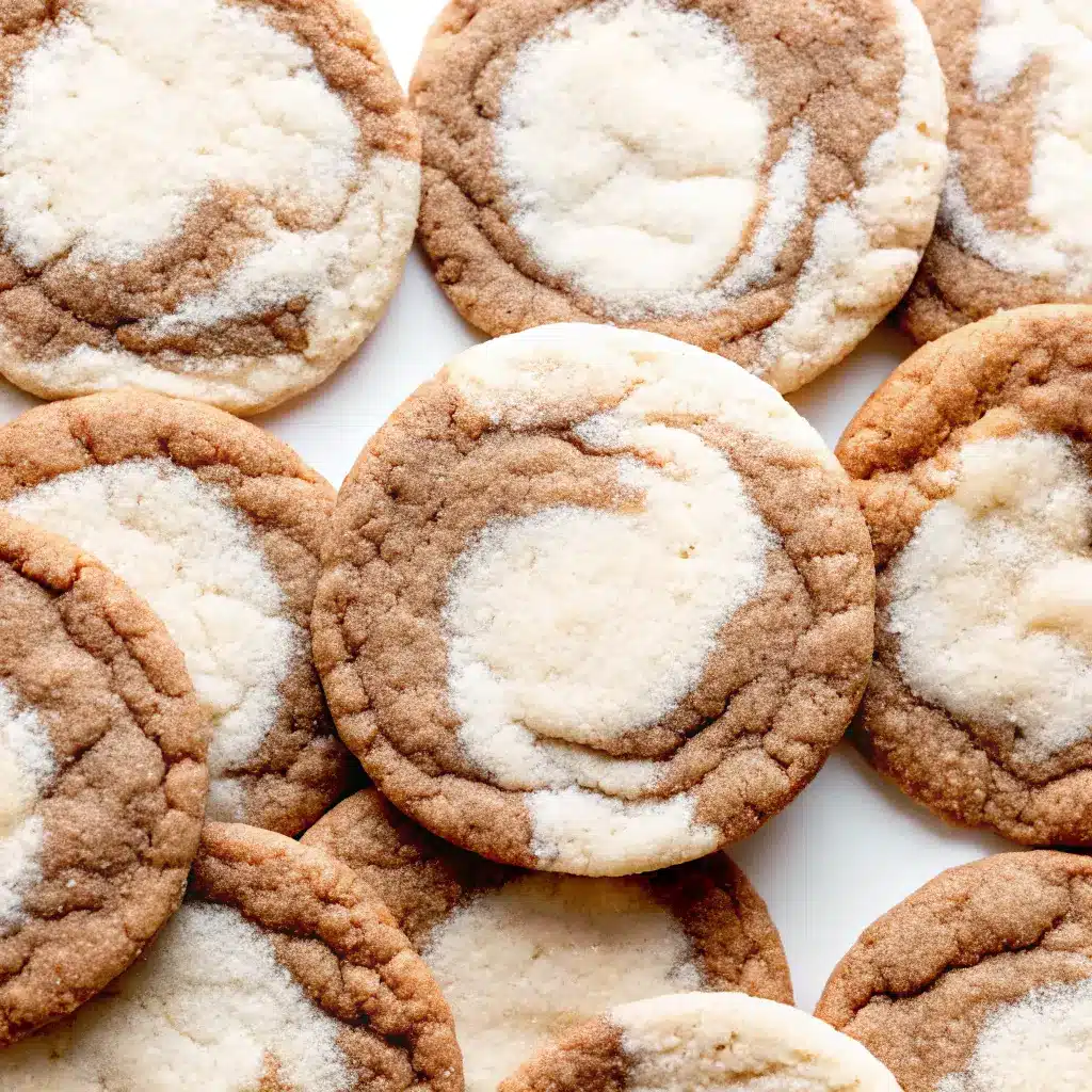 Vietnamese Coffee Marble Cookies – 5-Star Recipe That Melts in Your Mouth 1 Top view of Vietnamese coffee marble cookies layered in a tray with rich coffee and vanilla dough swirls