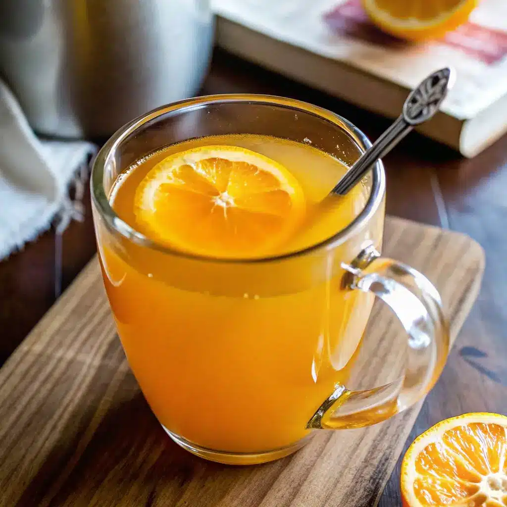 Apple Cider Vinegar Detox Drink: Simple Refreshing Cleanse 2 Apple cider vinegar detox drink in a glass mug with fresh orange slice