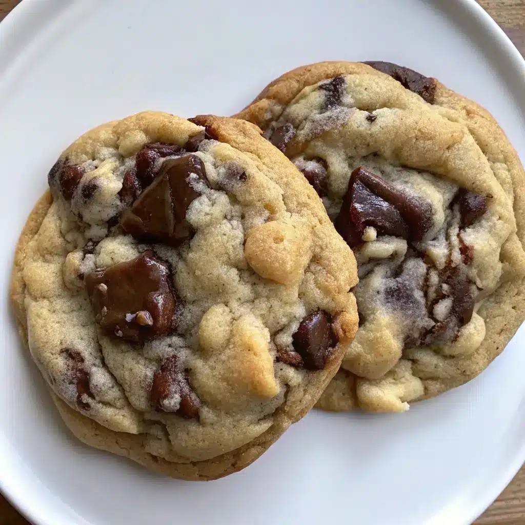 Vietnamese Coffee Cookies Recipe: Bold, Chewy & Full of Flavor 1 Chewy Vietnamese coffee cookies topped with melted chocolate pieces.