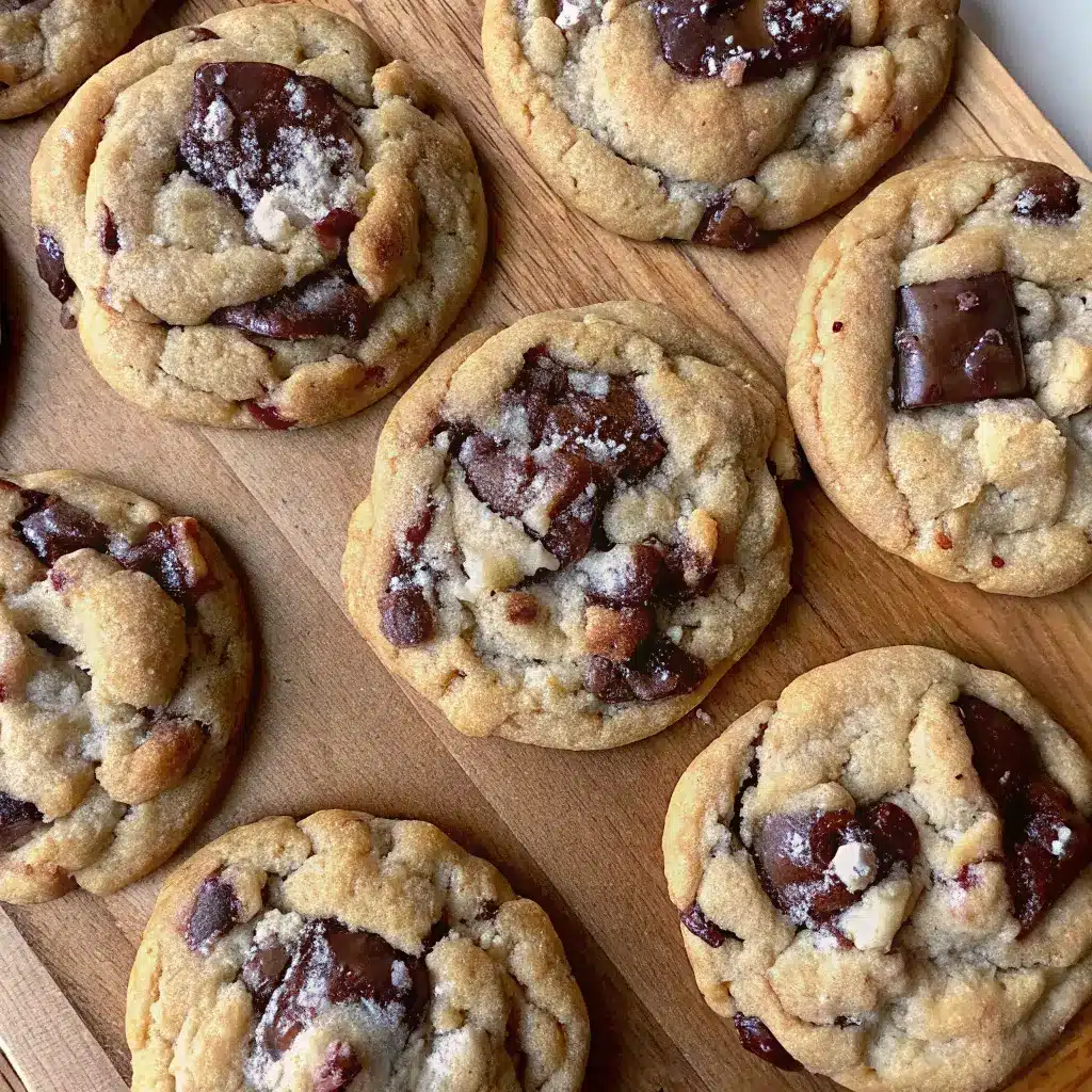 Vietnamese Coffee Cookies Recipe: Bold, Chewy & Full of Flavor 4 A batch of Vietnamese coffee cookies cooling on a wooden board.